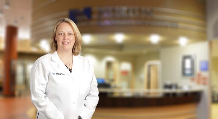 Amy Farrell, M.D., is shown. She recently opened a Norton Women’s Care office in Bardstown.